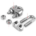 304 clip de cuerda de acero inoxidable para ascensores 6 mm 8 mm 10 mm 12 mm 13 mm 16 mm